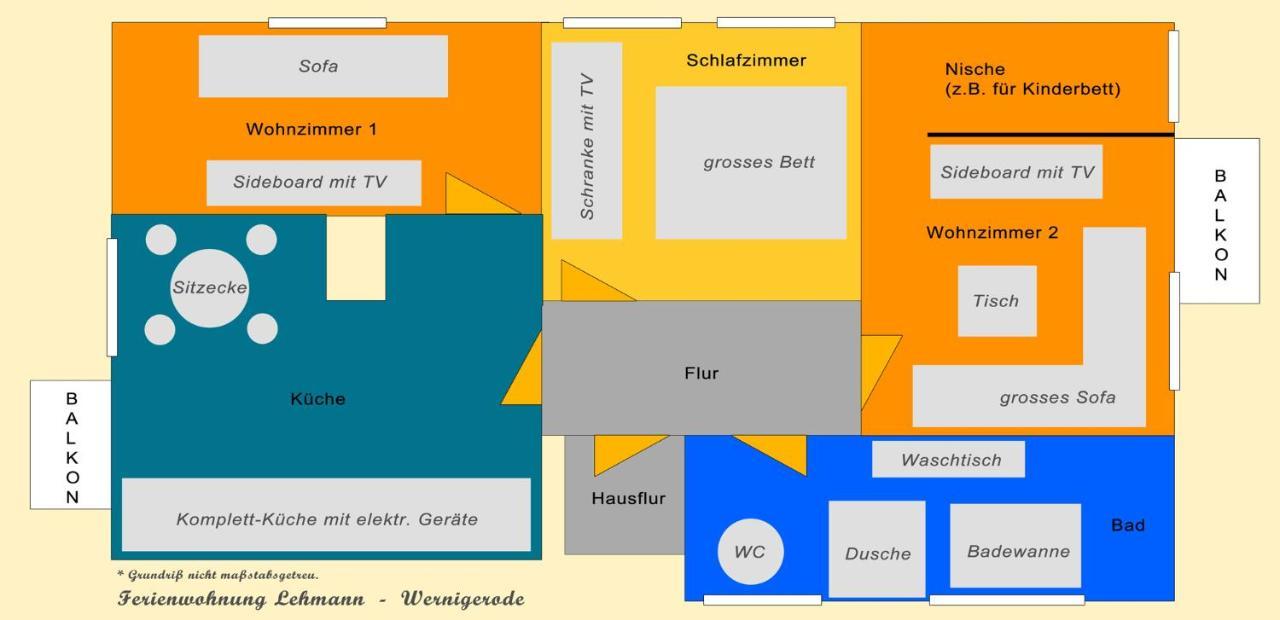 Ferienwohnung Lehmann - Wernigerode Buitenkant foto